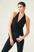 Jersey Twisted Top Black XS S M L